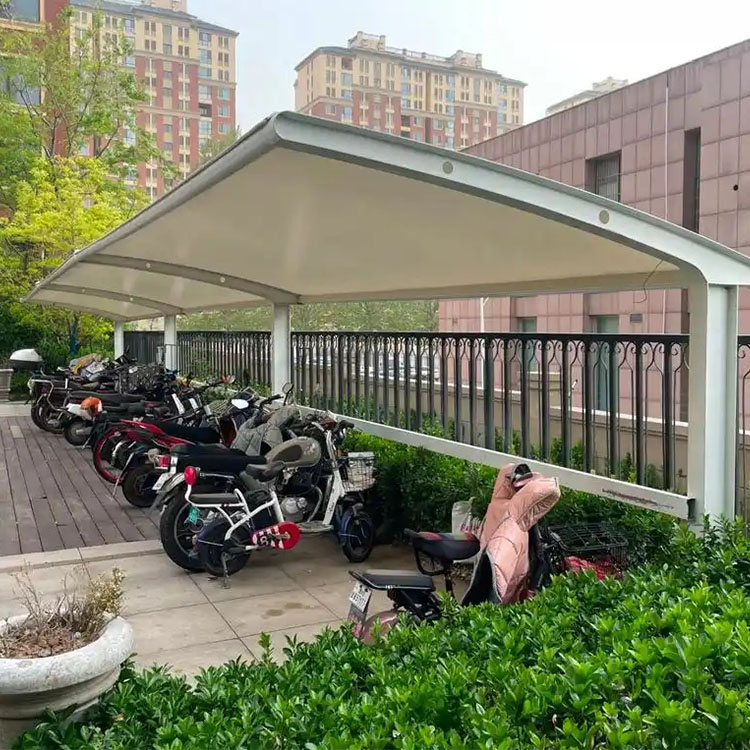 山阴县膜结构电动车棚